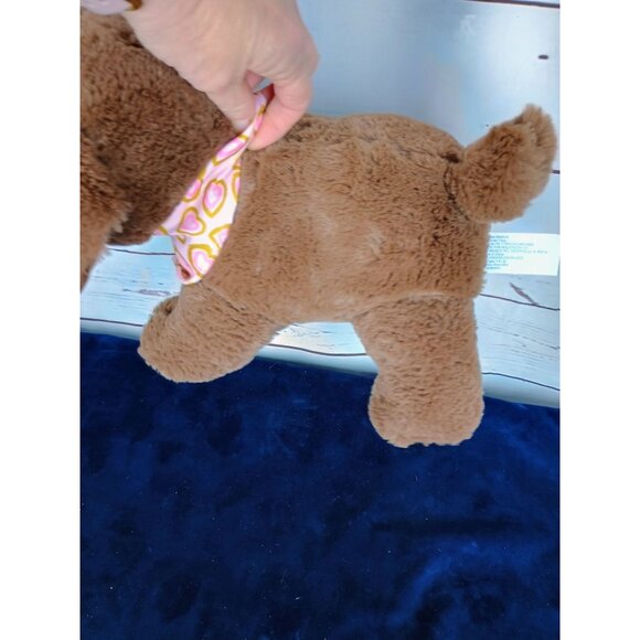 Hug Me Walgreens Dog With Bandana Brown Puppy Stuffed Plush Toy 11 Inch Soft - Picture 4 of 11